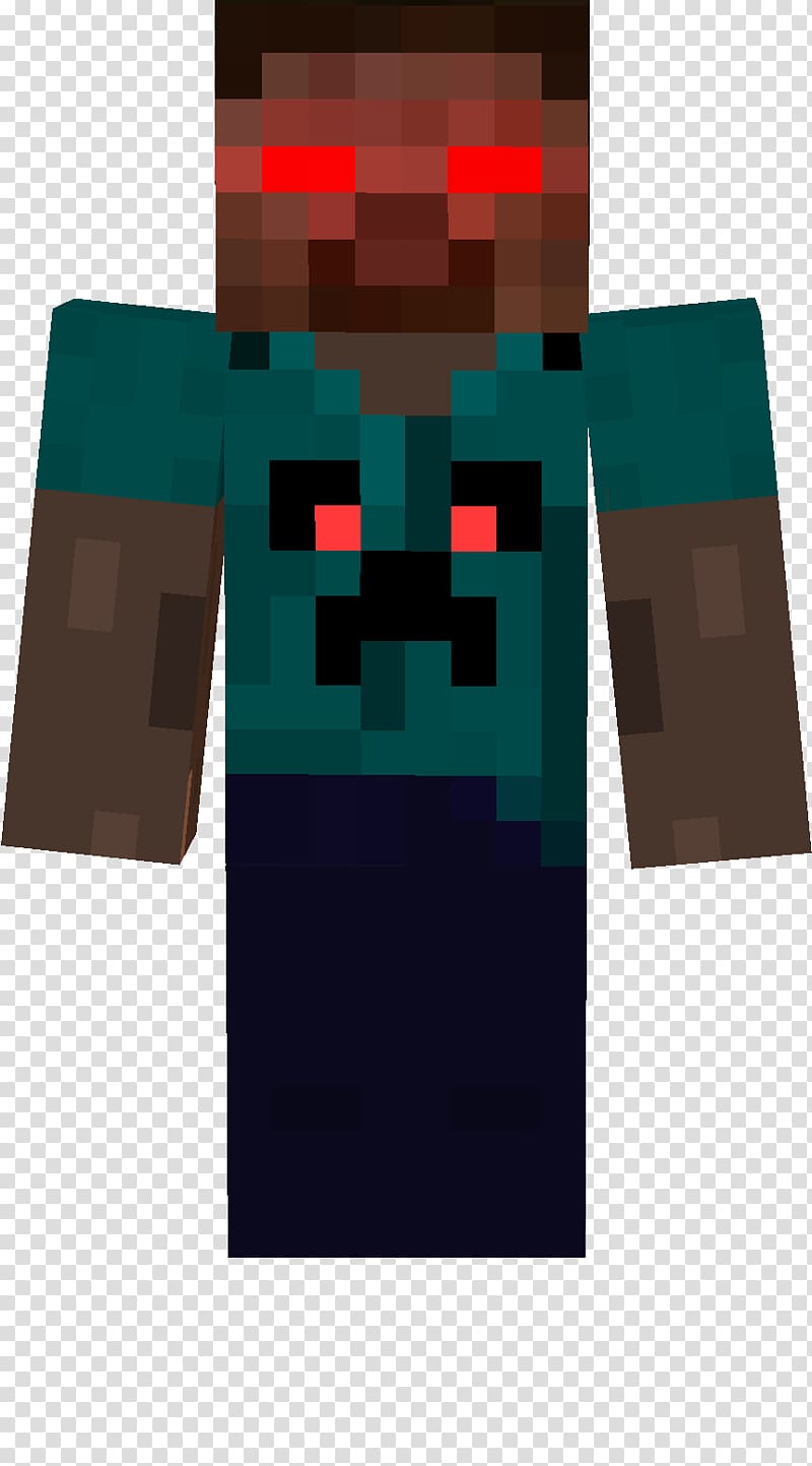 male Lego character, Minecraft: Pocket Edition Roblox Herobrine Skin, skin transparent background PNG clipart