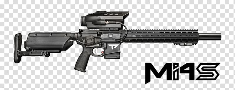 Assault rifle Sniper rifle Firearm TrackingPoint .300 AAC Blackout, assault rifle transparent background PNG clipart