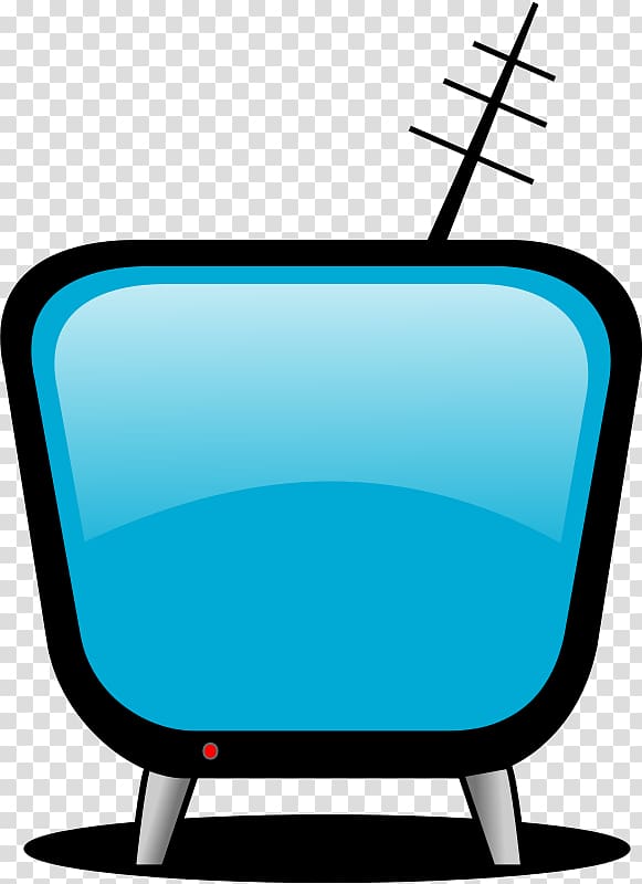 Television Free content , Blue exaggerated TV transparent background PNG clipart