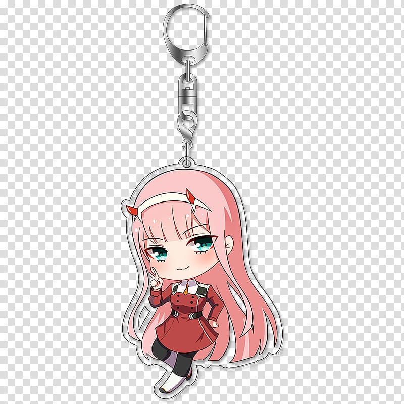 Key Chains Charms & Pendants Charm bracelet Action & Toy Figures Pocket watch, darling in the franxx render transparent background PNG clipart