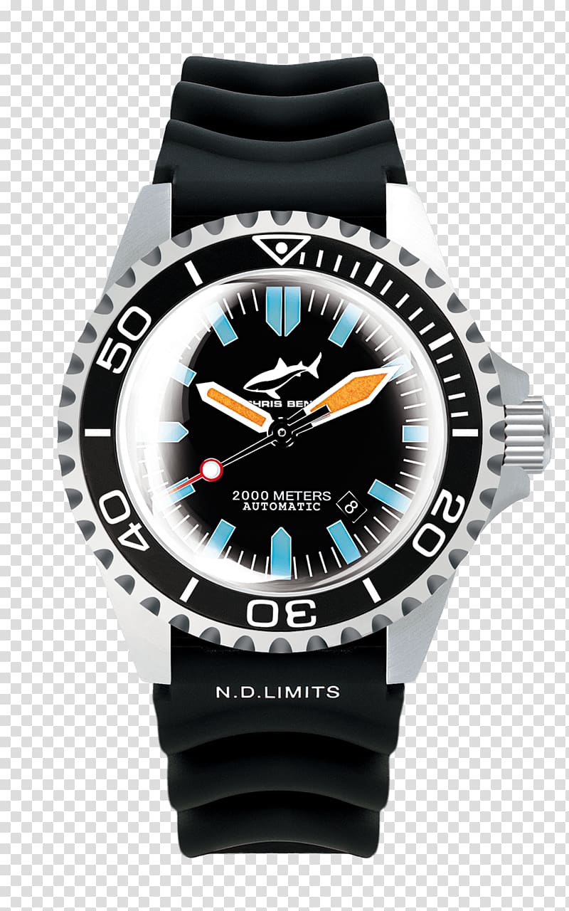 Diving watch Automatic watch Clock Fashion, watch transparent background PNG clipart