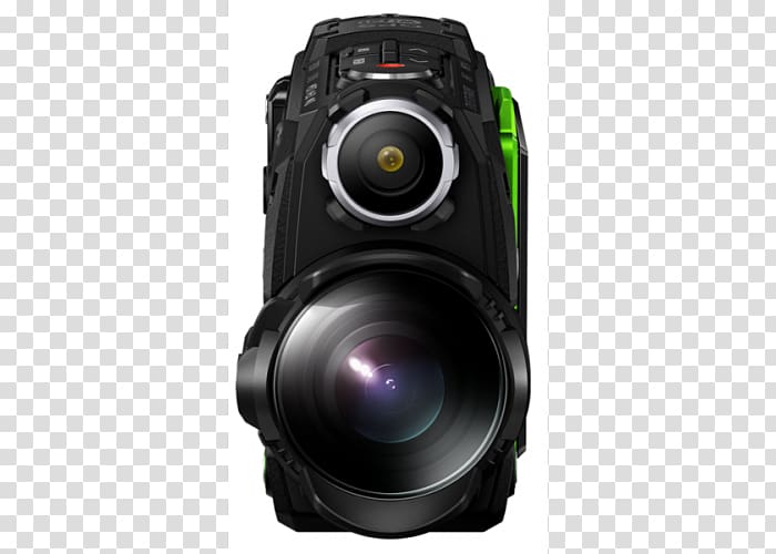 Olympus Tough TG-Tracker Action camera Video Cameras, Camera transparent background PNG clipart