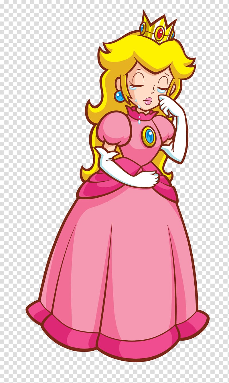 Super Princess Peach Super Mario Sunshine Mario Bros., little princess transparent background PNG clipart