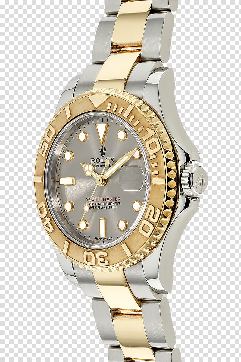 Platinum Watch strap Rolex Yacht-Master II, watch transparent background PNG clipart