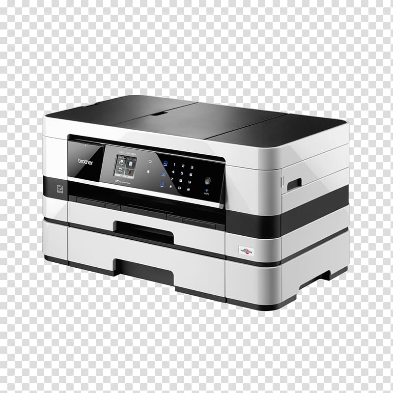 Multi-function printer Inkjet printing Brother Industries, wireless fax transparent background PNG clipart
