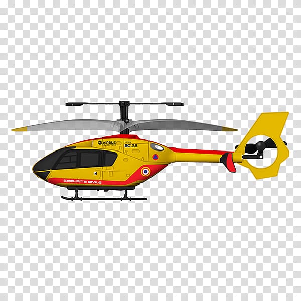 Helicopter rotor Eurocopter EC135 Radio-controlled helicopter Eurocopter EC145, helicopter transparent background PNG clipart