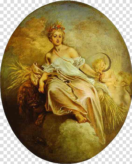 Ceres (Summer) National Gallery of Art Rococo Painting, painting transparent background PNG clipart