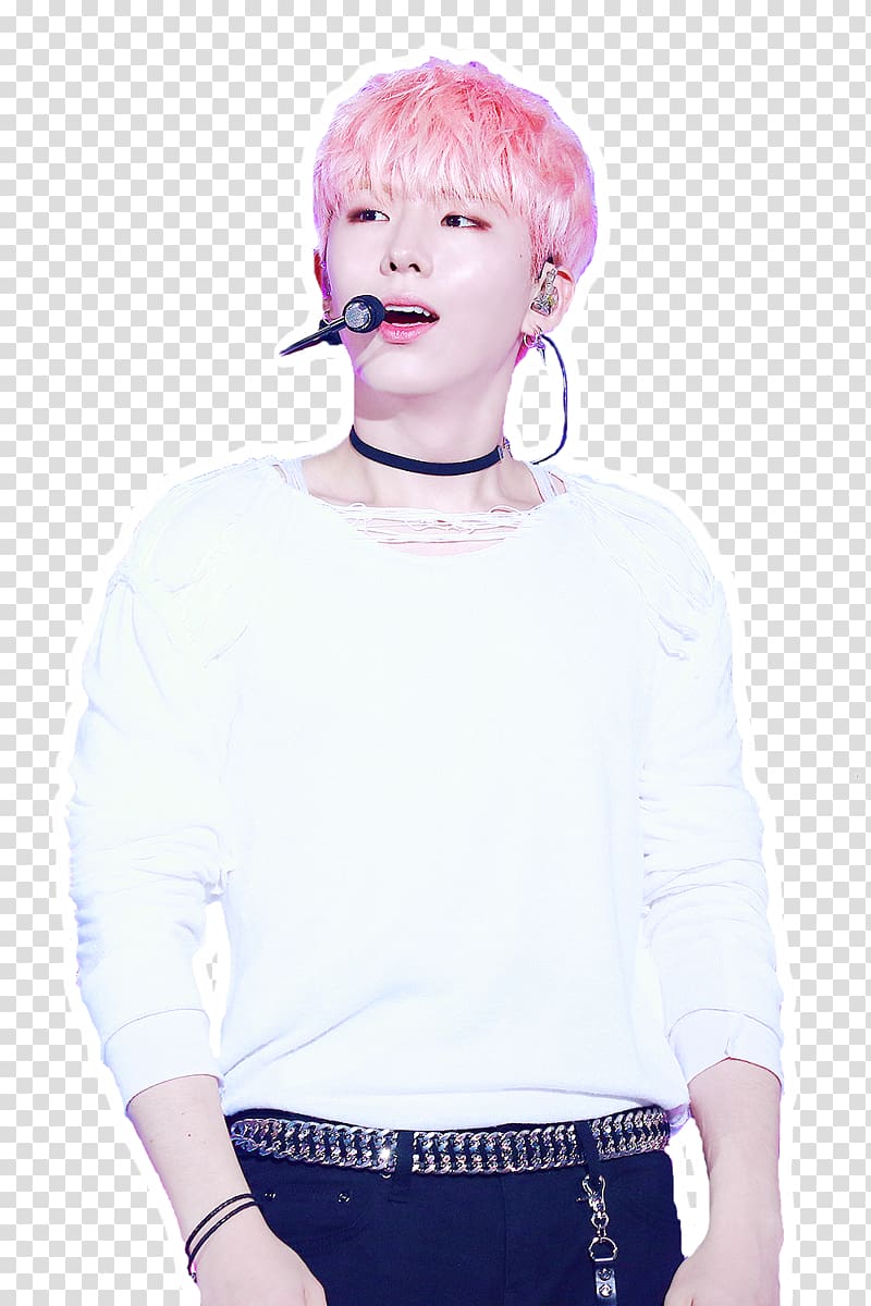 Monsta X Sweater Shoulder Human hair color Sleeve, Red velvet kpop transparent background PNG clipart