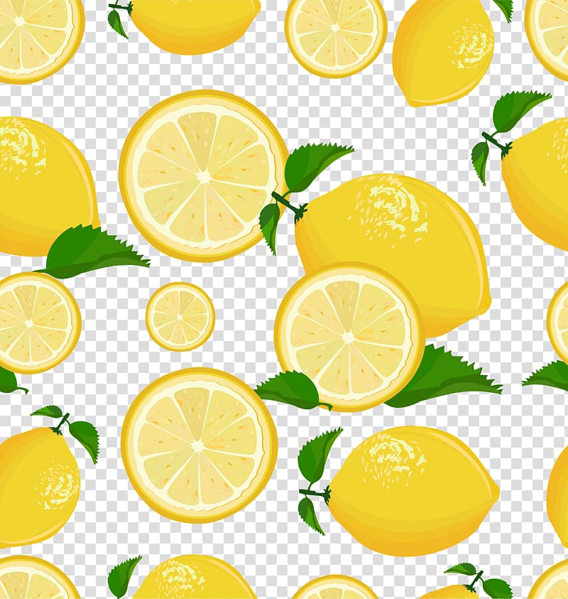 sliced lemon lot, Juice Lemonade Grapefruit Lime, Yellow lemon background transparent background PNG clipart