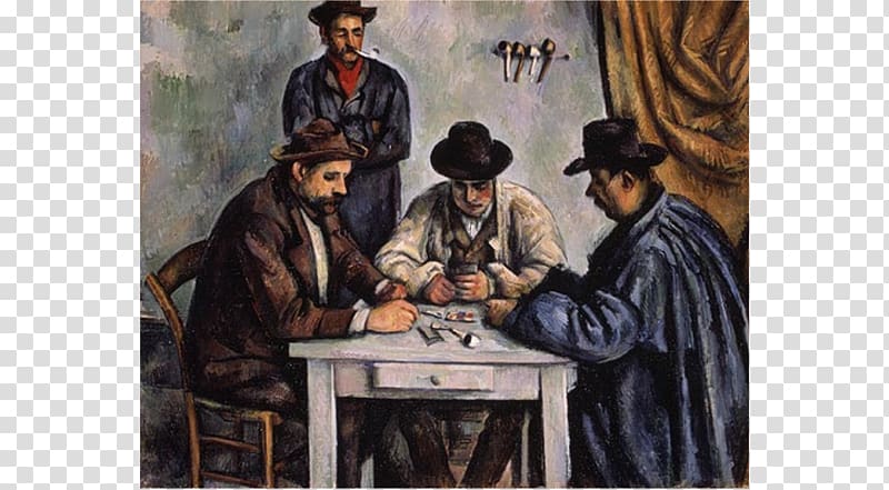 The Card Players Painting Work of art Museum, painting transparent background PNG clipart