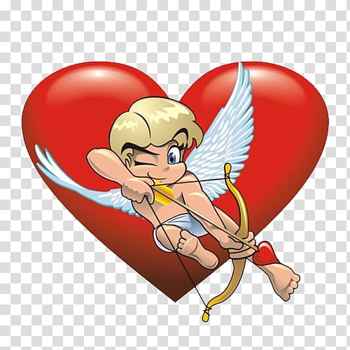Cupid Love Valentine\'s Day Romance, cupid transparent background PNG clipart