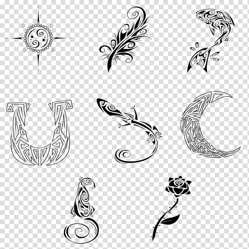 Drawing Visual arts Line art , Tribal Moon transparent background PNG clipart