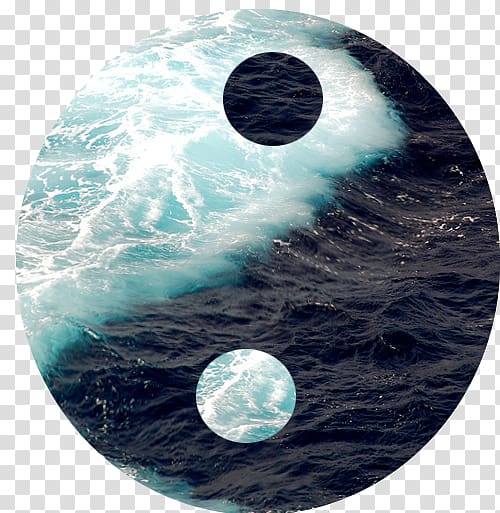 Yin and yang Ocean Wind wave Sea , ocean transparent background PNG clipart