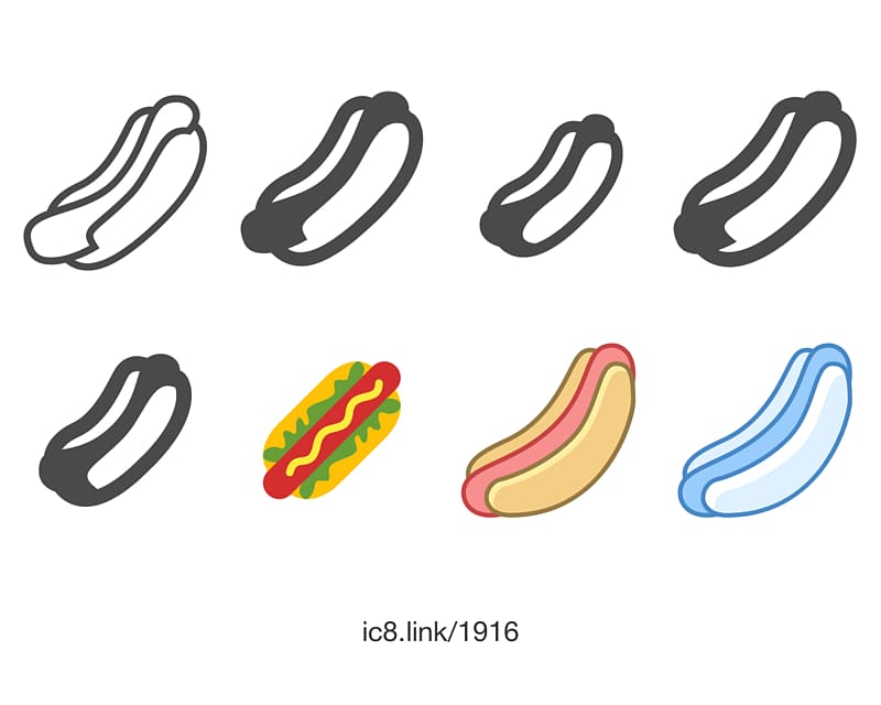 Hot dog Computer Icons Font, hot dog transparent background PNG clipart