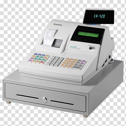 Cash register Point of sale Sales Barcode Scanners, cash register transparent background PNG clipart