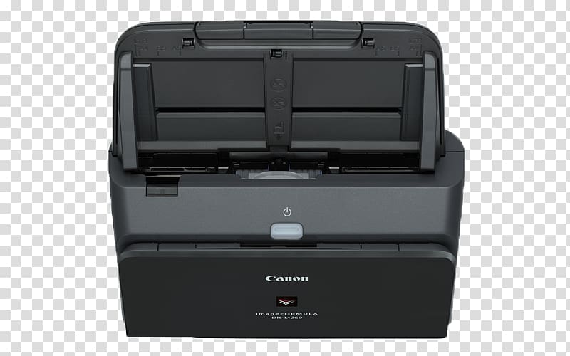 Inkjet printing scanner Canon FORMULA DR-M260 ADF scanner 600 x 600DPI A4 Black Canon DR-M260 Document Scanner, printer transparent background PNG clipart