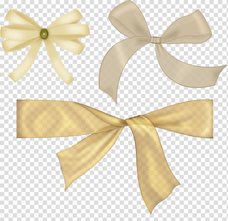 Champagne Ribbon Yellow , bowknot transparent background PNG clipart
