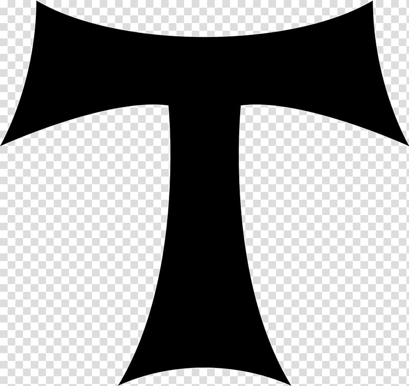Tau Cross Christian cross Symbol, Crucifixion transparent background PNG clipart
