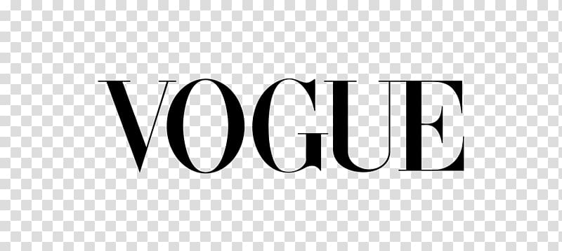 Vogue Italia Logo Fashion Magazine, Model Agency transparent background PNG clipart