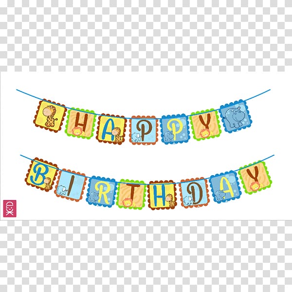 Bunting Paper Birthday Flag Animal, Birthday transparent background PNG clipart