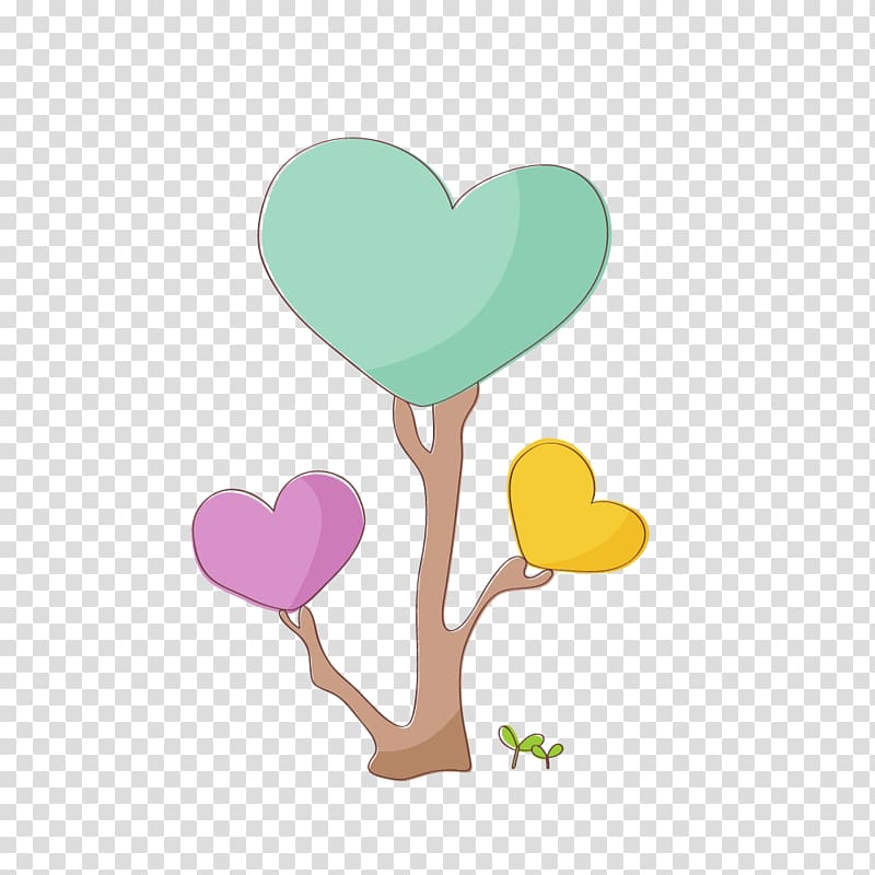 Cartoon Illustration, Cartoon Giving Tree transparent background PNG clipart