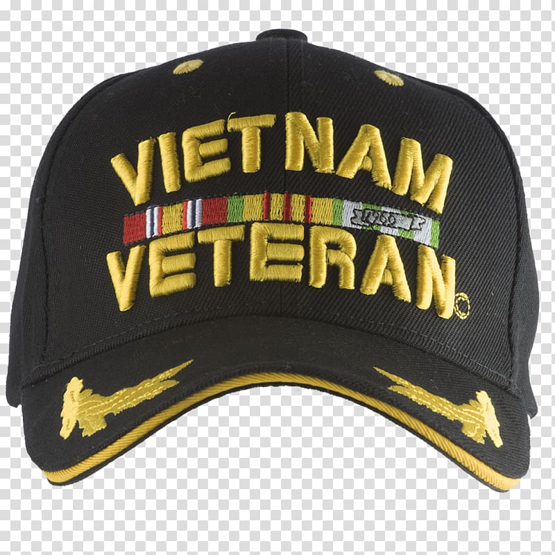 Baseball cap Vietnam veteran Embroidery, baseball cap transparent background PNG clipart