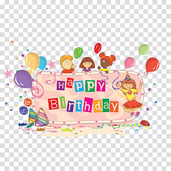 Birthday cake Childrens party , Children\'s birthday parties are creative transparent background PNG clipart