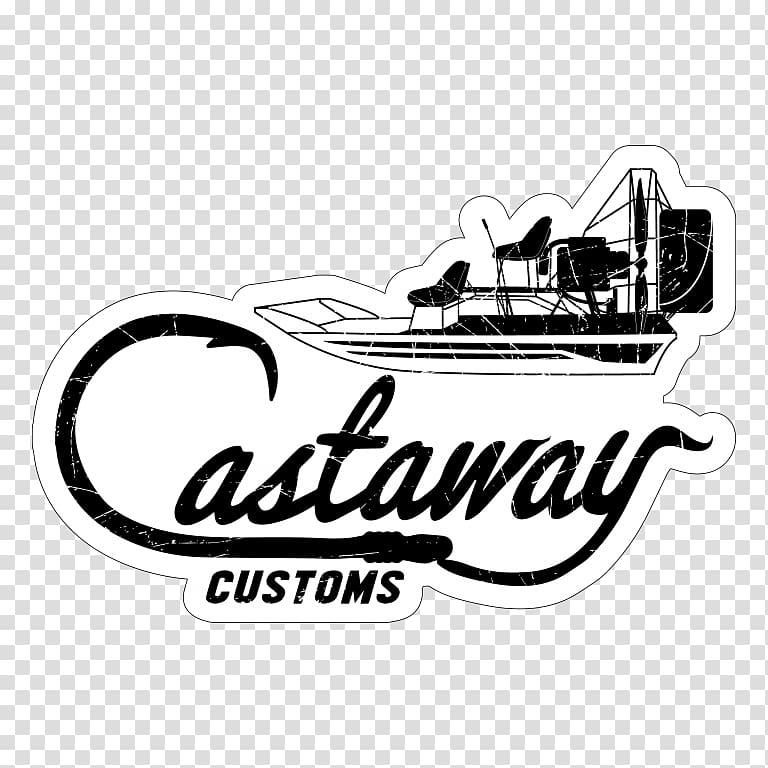 Castaway Customs Logo Decal Boat Drawing, others transparent background PNG clipart