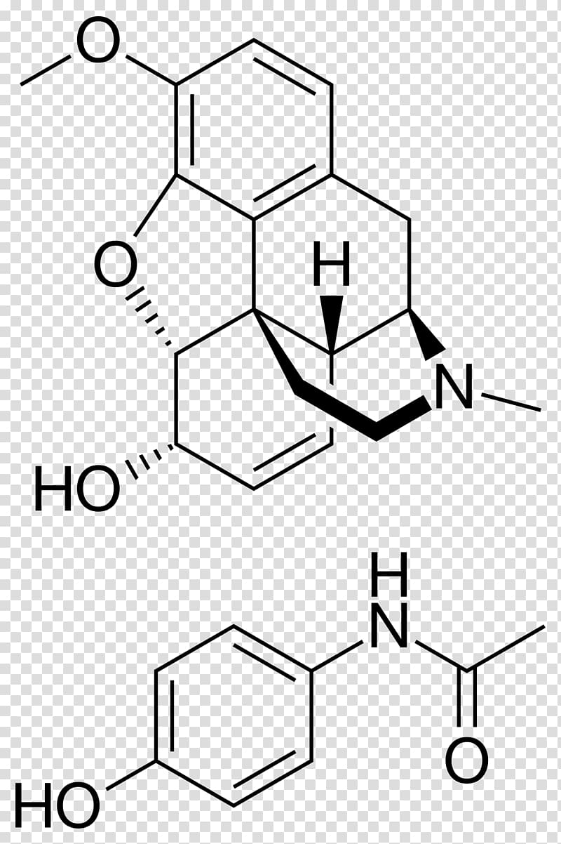Morphine Opioid Codeine Chemical structure Drug, drawing ingredients transparent background PNG clipart
