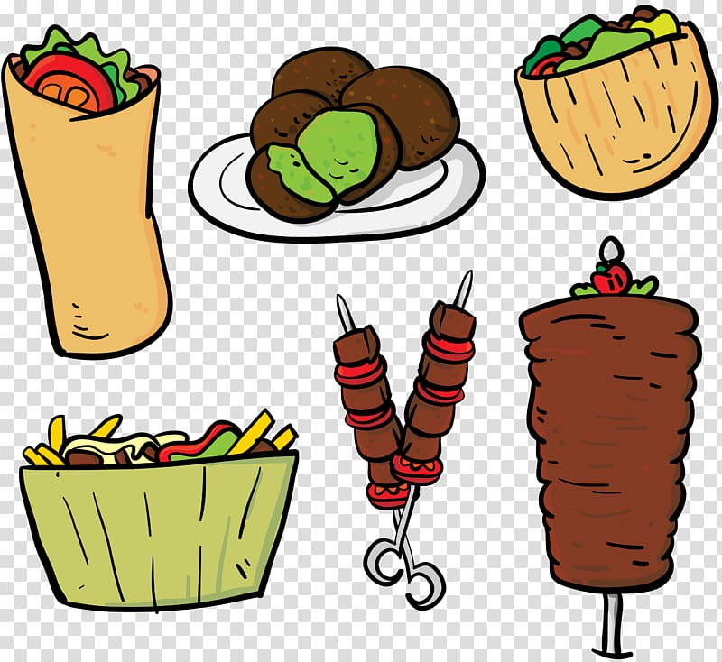 Fast food Junk food Shawarma Take-out, junk food transparent background PNG clipart