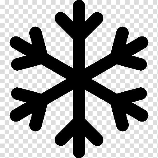 black snowflakes illustration, Snowflake Computer Icons , air conditioner transparent background PNG clipart