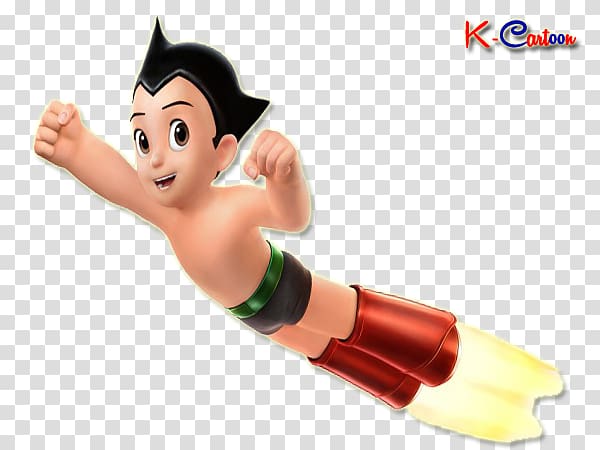 Thumb Figurine Cartoon Character Fiction, Astro Boy transparent background PNG clipart