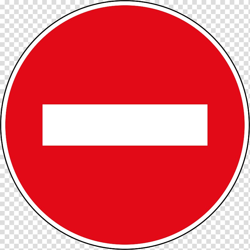 Panneau de signalisation de sens interdit en France Panneau de signalisation d'une interdiction spécifique en France Traffic sign Signalisation routière, no entry sign transparent background PNG clipart