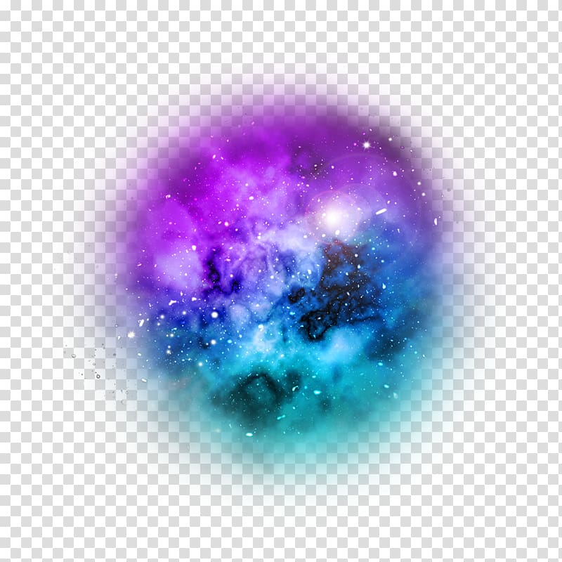 Nebula Sticker Desktop We Heart It Galaxy Cartoon Transparent
