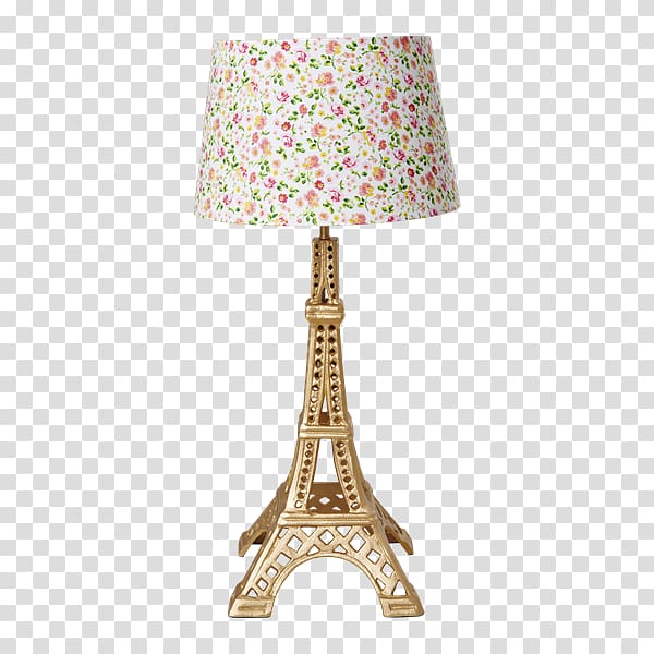 Eiffel Tower Lamp Shades Gold Metal, gull transparent background PNG clipart