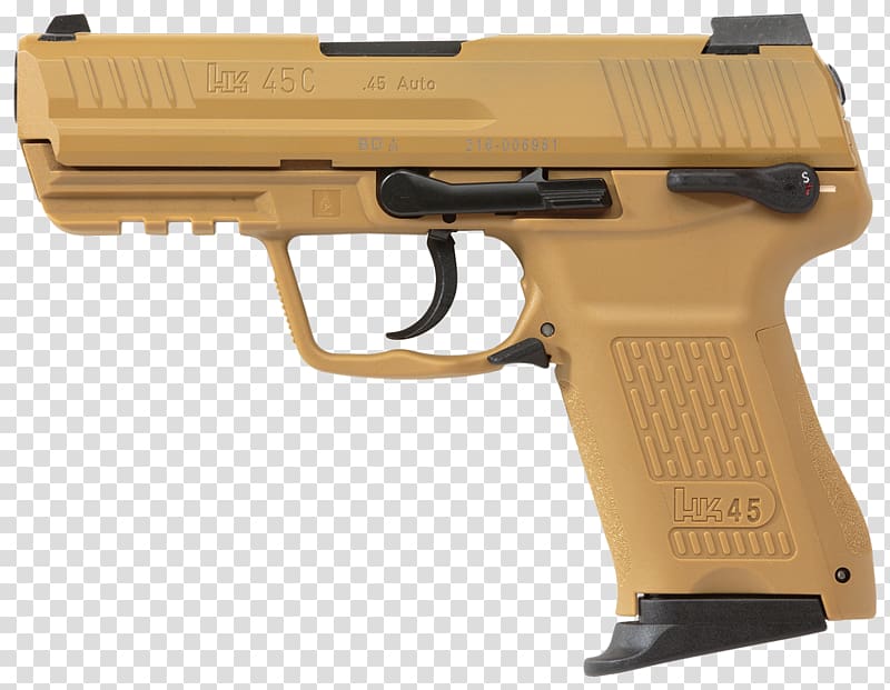 Trigger Firearm Heckler & Koch HK45 Weapon Gun barrel, weapon transparent background PNG clipart