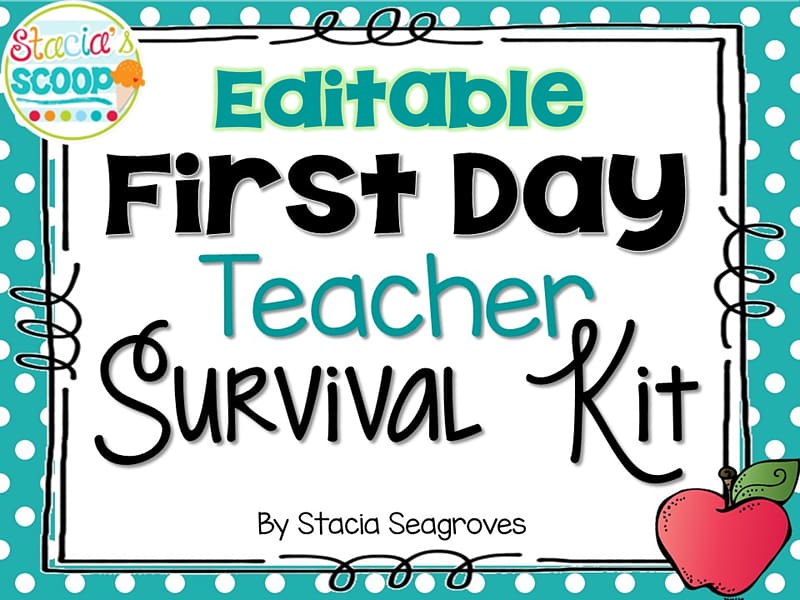 editable first day teacher text overlay, Teacher Survival kit Survival skills Student , Survival transparent background PNG clipart