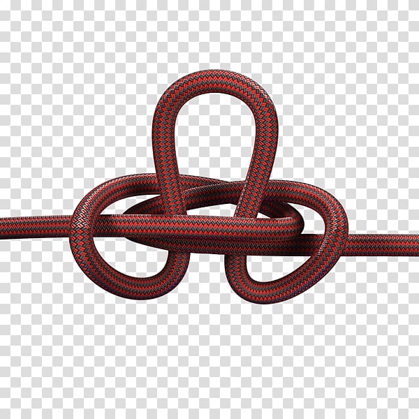 Rope Knot 3D rendering, rope knot transparent background PNG clipart