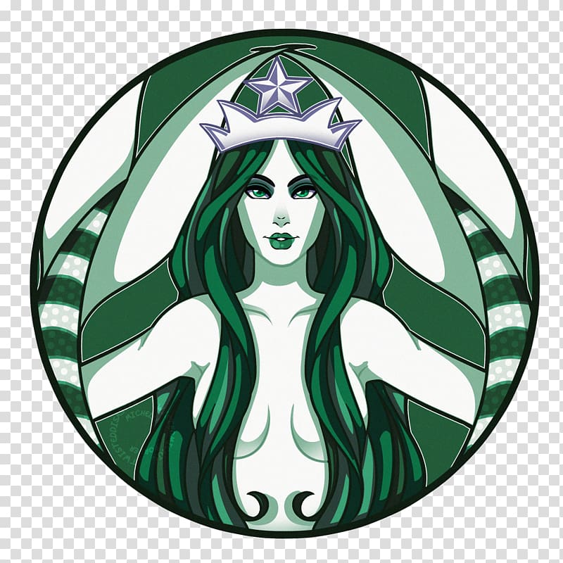 Starbucks T-shirt Coffee Logo Mermaid, starbucks mermaid transparent background PNG clipart