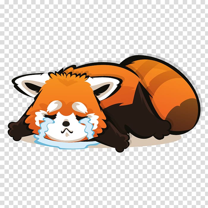 Red panda Giant panda Mammal Illustration, how to draw cute red panda transparent background PNG clipart