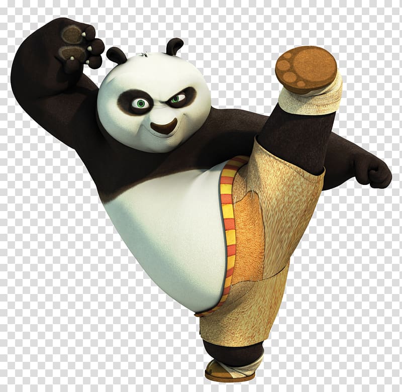 Kungfu Panda Po illustration, Po Master Shifu Tigress Giant panda Kung Fu Panda, panda transparent background PNG clipart