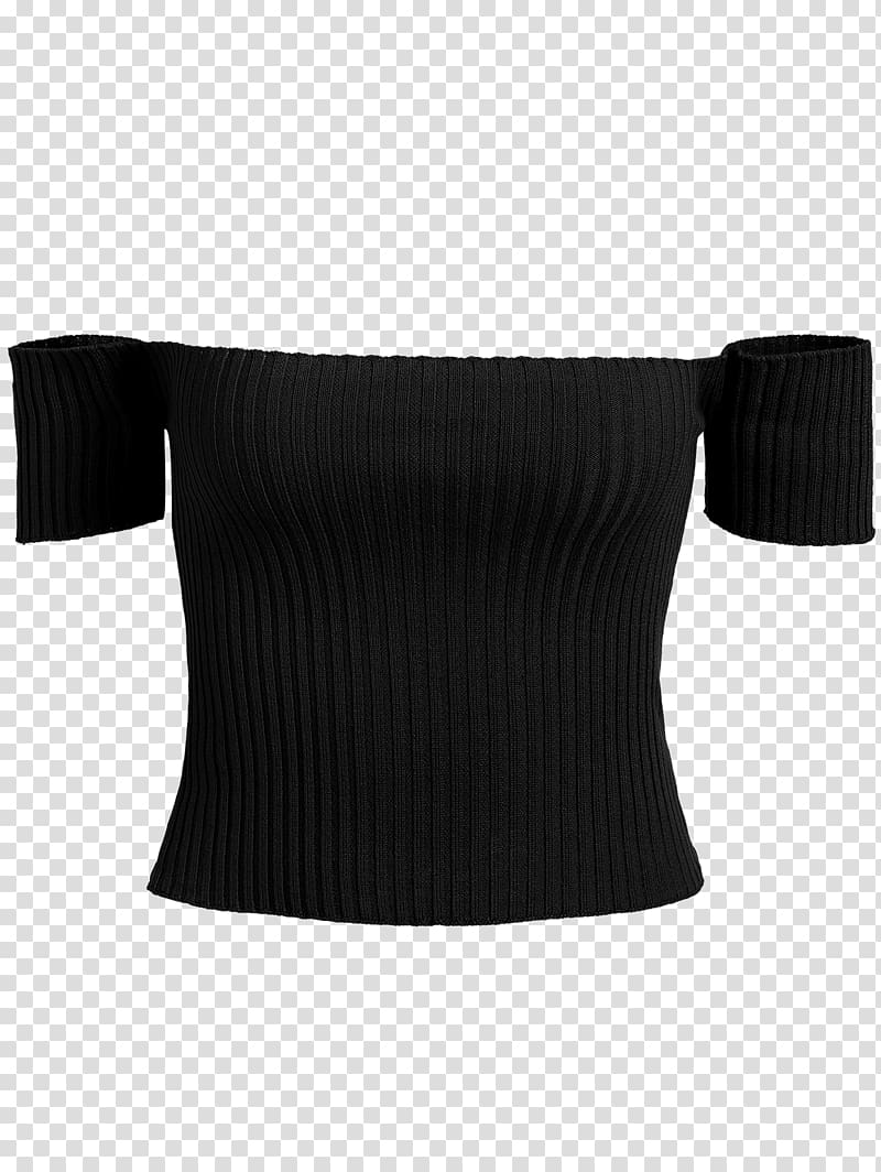 T-shirt Crop top Sleeve Sweater, crop transparent background PNG clipart