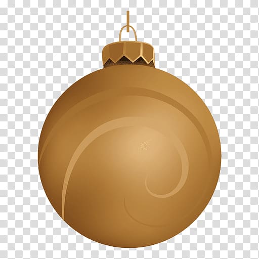 Christmas ornament Christmas decoration, golden christmas ball transparent background PNG clipart