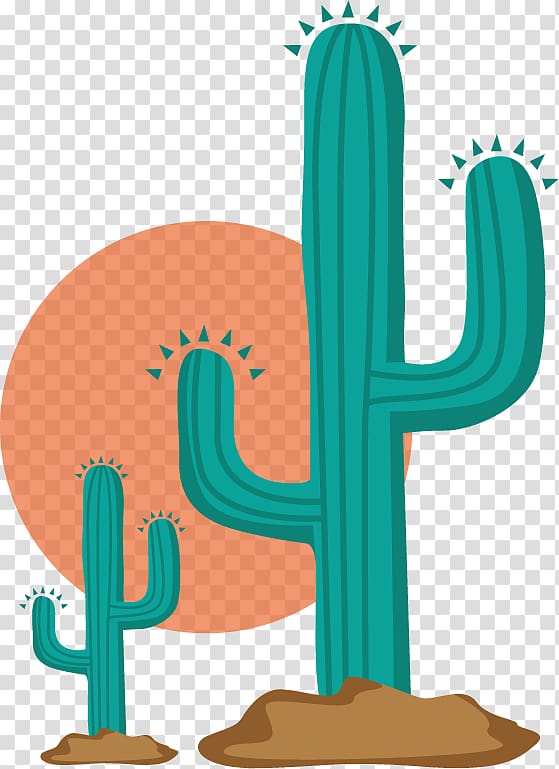cactus illustration, Euclidean Cactaceae, Creative cactus transparent background PNG clipart
