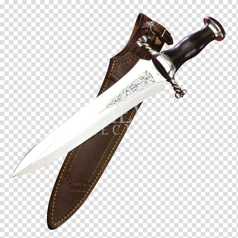 Bowie knife Hunting & Survival Knives Throwing knife Hilt, knife transparent background PNG clipart