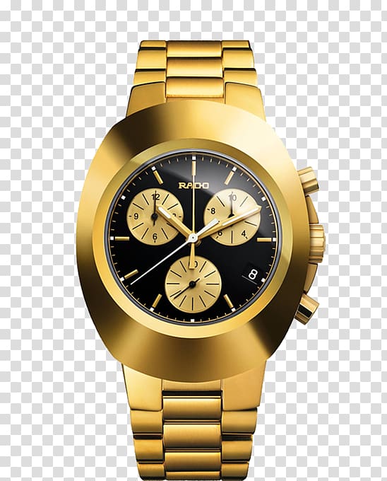 Rado Swatch Dubai Chronograph, watch transparent background PNG clipart