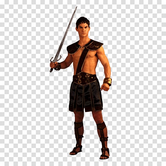 Ancient Rome Halloween costume Gladiator Clothing, Roman Gladiator transparent background PNG clipart