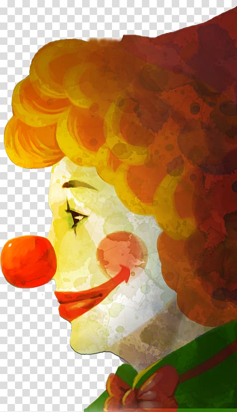 Clown Circus Poster Illustration, clown transparent background PNG clipart