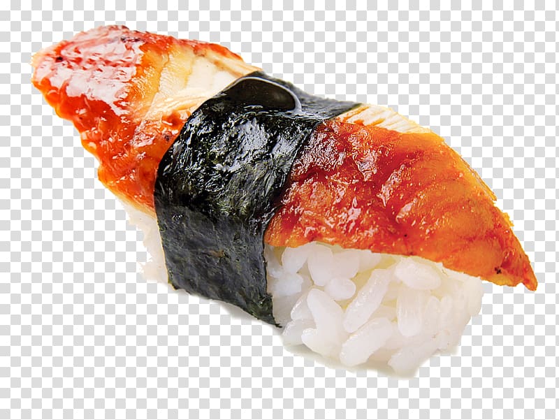 Sushi Makizushi Unagi Pizza Japanese Cuisine, sushi transparent background PNG clipart