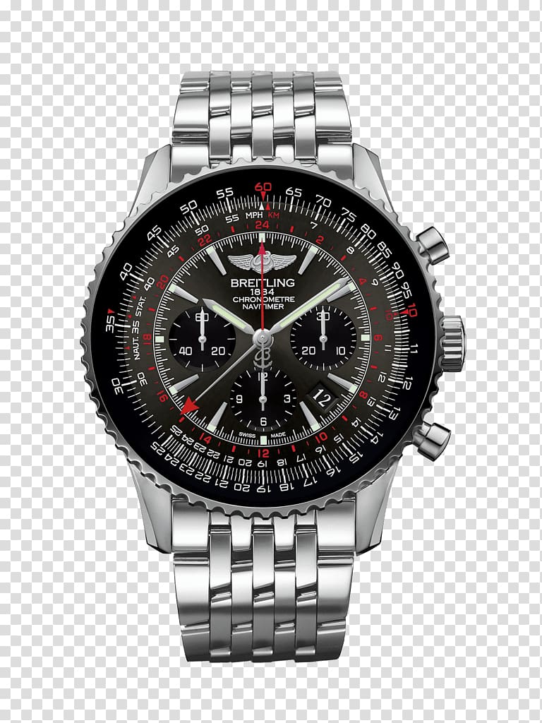 Breitling SA Breitling Navitimer 01 Watch Chronograph, watch transparent background PNG clipart